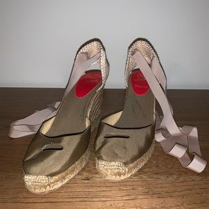 Christian Louboutin espadrille wedges